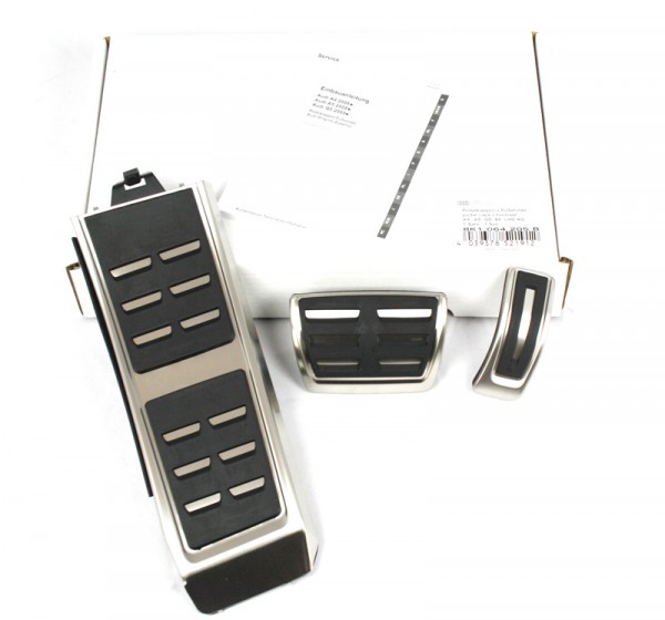 Audi Pedalkappen Edelstahl DSG - Original 4K1064205A Mit Fußstütze