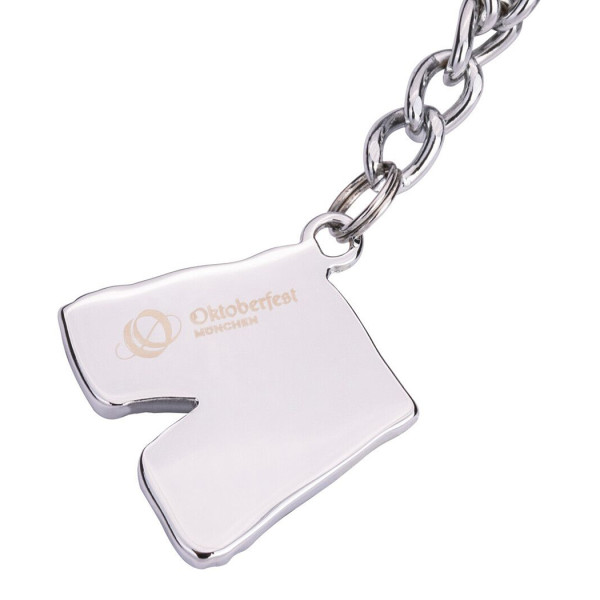 Schlüsselanhänger LEDERHOSE OKTOBERFEST Karabiner Lederhose Edelweiß Hut Keyring KR24-72