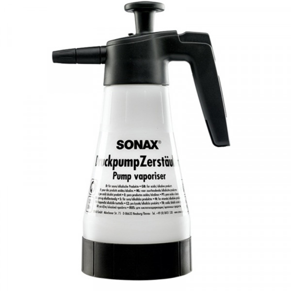 SONAX Druckpump Zerstäuber universal Reinigung Pflege Sprayflasche 1.25L