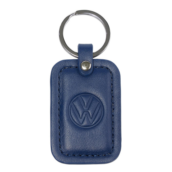 Original VW Schlüsselanhänger Volkswagen Kollektion Logo Keyring Anhänger Blau 330087010287