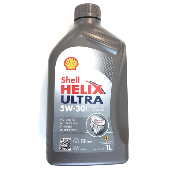 Shell Helix Ultra 5W30 Motoröl 1L VW Norm 50500 50200 Öl Pure Plus Technology