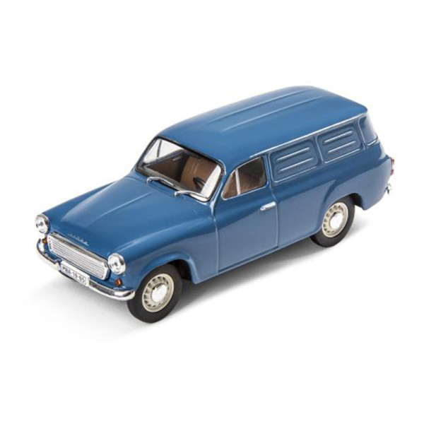 Original Skoda 1202 (1964) Modellauto 1:43 Miniatur Graublau 6U0099300F800