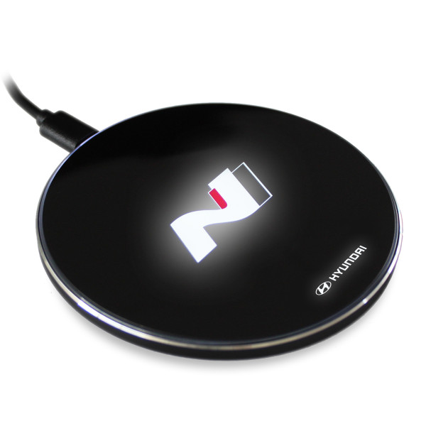 Original Hyundai N Wireless Charger Smartphone Induktive Ladestation Logo HMD00591