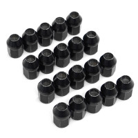 Original Hyundai Radmuttern 20-teilig M12x1.5 Kegelmutter Felge SW21 schwarz 999XX01007 Original Hyundai Radmuttern 20-teilig M12x1.5 Kegelmutter Felge SW21 schwarz 999XX01007