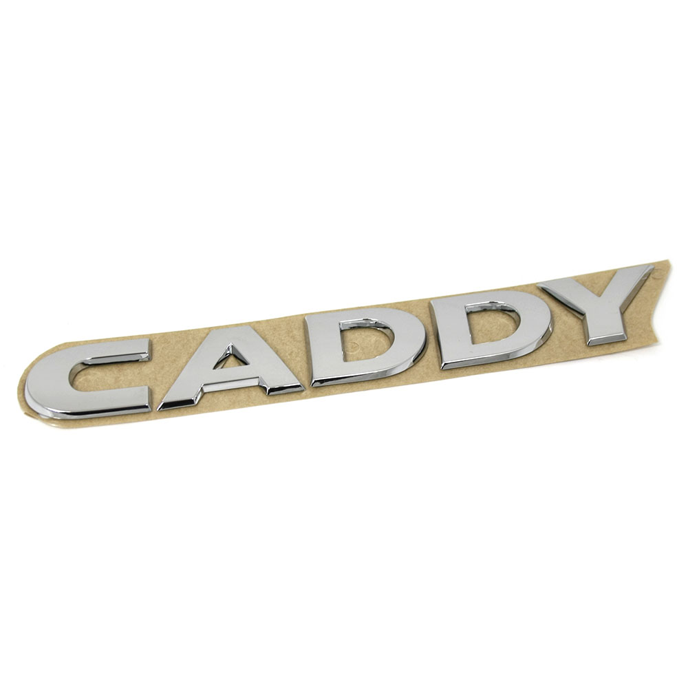 VW Caddy SA schwarzes Zeichen hinten