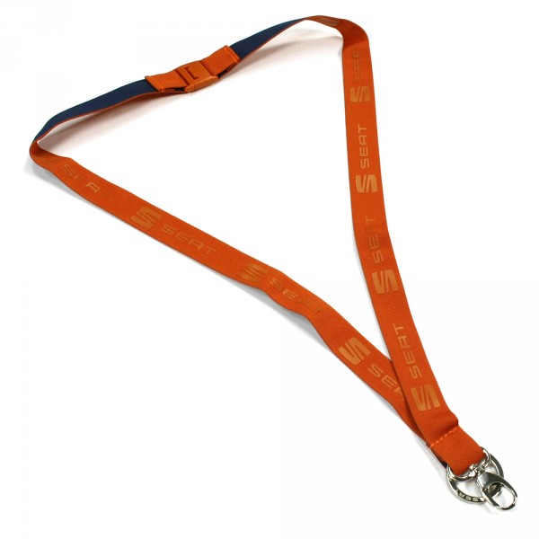 Schlusselband Original Seat Band Cup Racer Orange Accessoires Anhanger Lanyard Ahw Shop Vw Audi Original Ersatzteile Und Zubehor