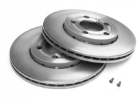 NK Bremsscheiben + Beläge Hinten Für Audi A6 4F C6 - 302mm Vollscheiben