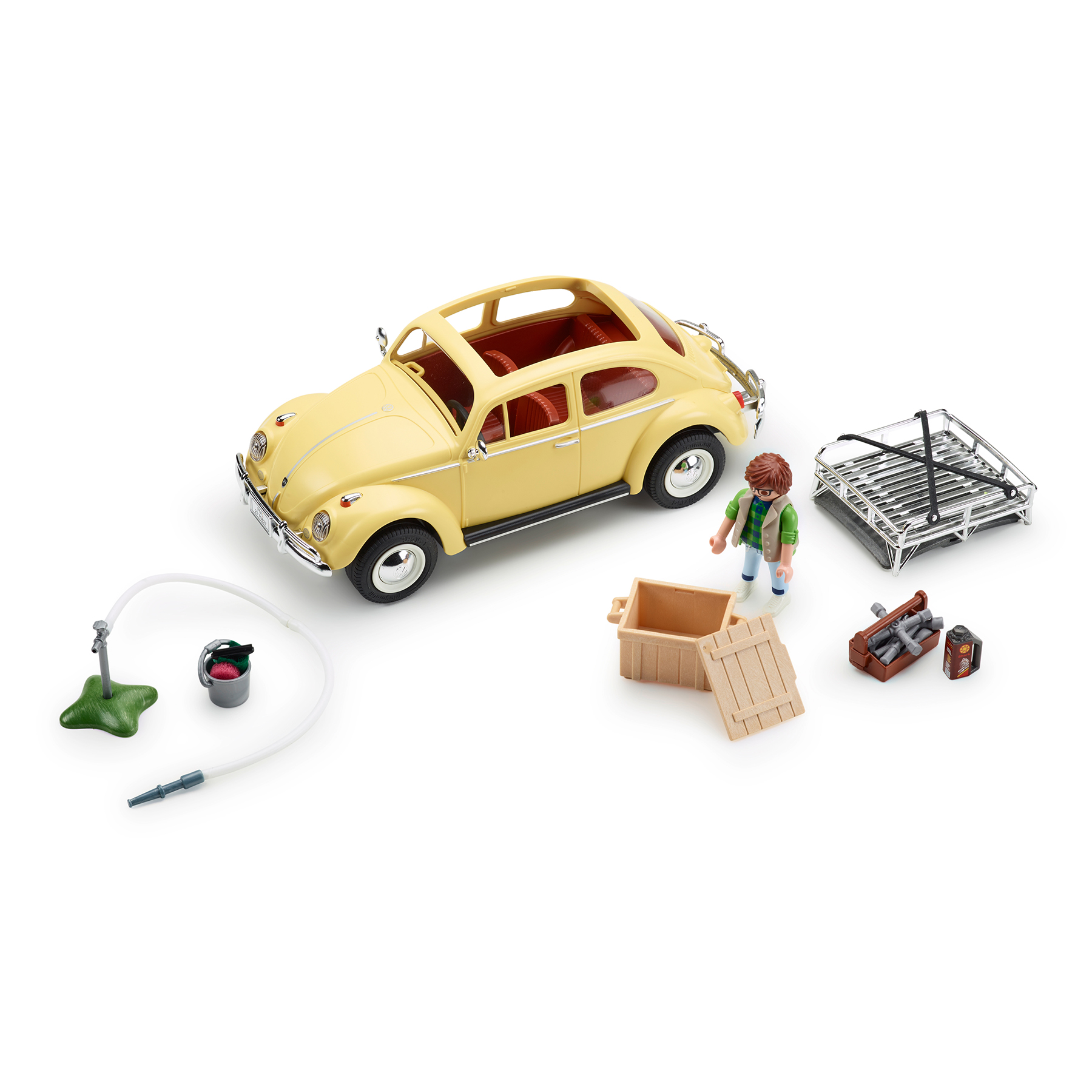Original VW Käfer Spielzeugauto Rückziehfunktion Kinder Spielzeug Auto rot  111087511