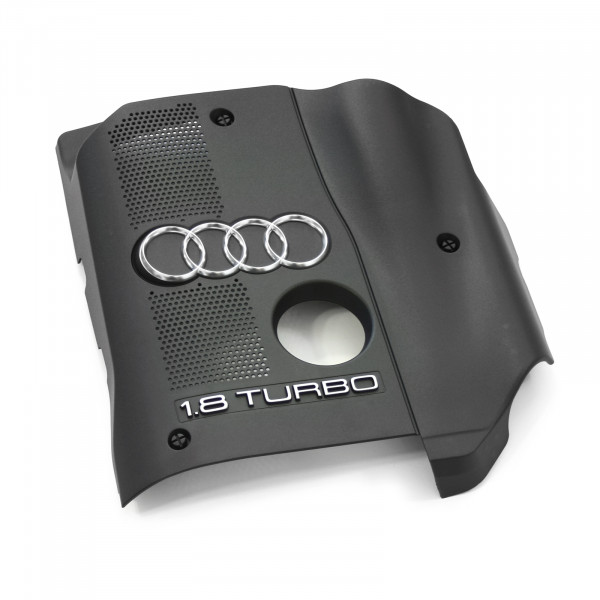 Original Audi Abdeckung Ventildeckel Motor Deckel 1.8 Turbo Saugrohr Emblem schwarz