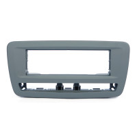 Radioblende Per SEAT Ibiza 6J (2008-2015) – 2-DIN, Nero Nitrico, Con Supporto Per Interruttori