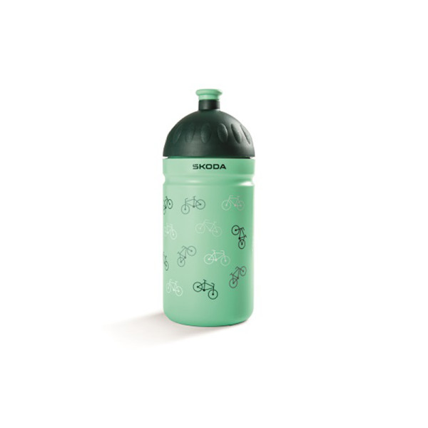 Original Skoda Trinkflasche 500ml Flasche Wasserflasche Kinder grün 6U0050309