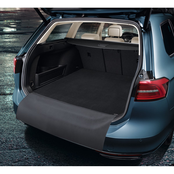 Kofferraummatte für VW Passat B8 3G Variant ab 2015 Velours Kofferraum Teppich 