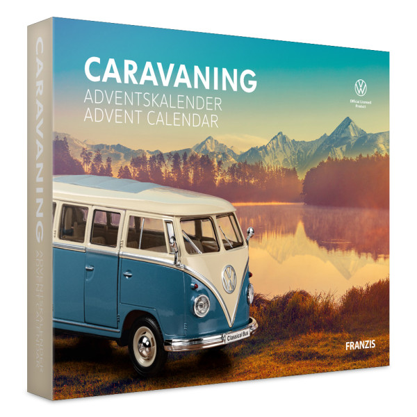 Original VW Adventskalender Bulli T1 Caravaning 1:24 Kalender Modellauto Weihnachtskalender