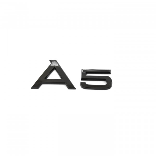 Original Audi A5 Schriftzug schwarz Tuning Exclusive Black Edition Emblem 8W6071803