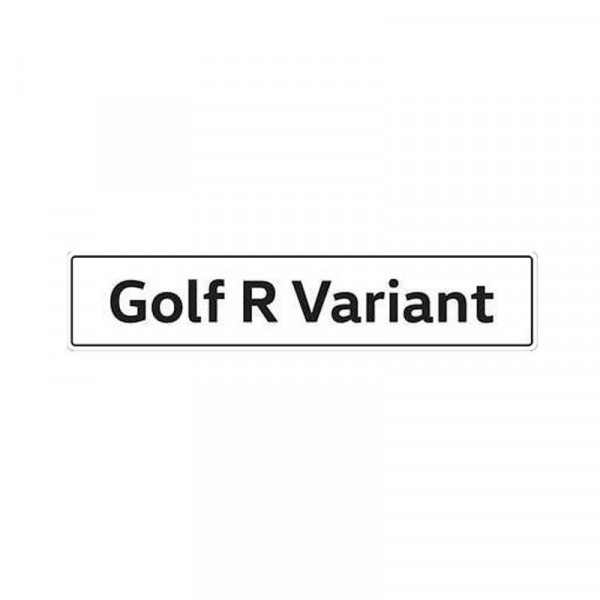 Original VW Kennzeichenschild Golf R Variant Nummernschild Kennzeichen Typenschild 5G9071801C