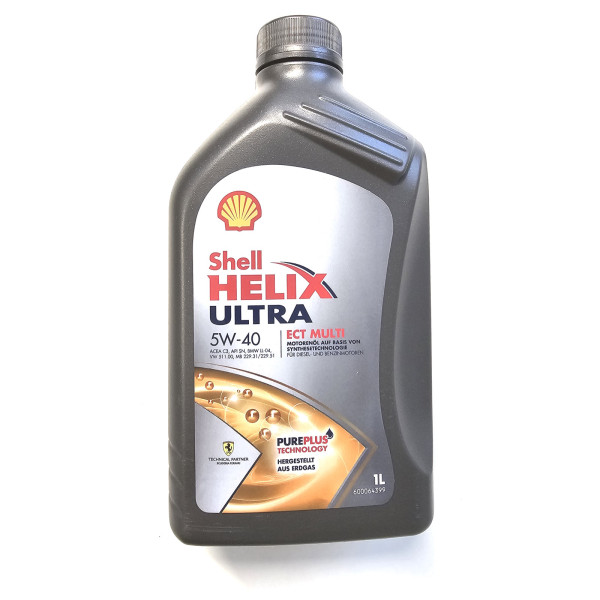 Shell Helix Ultra ECT Multi 5W40 Motoröl 1L VW Norm 51100 Öl Pure Plus Technology