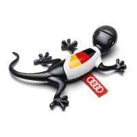 Original Audi Duftgecko Deutschland schwarz/weiß würzig Lufterfrischer 85H087009C Original Audi Duftgecko Deutschland schwarz/weiß würzig Lufterfrischer 85H087009C