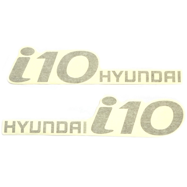 Original Hyundai i10 Dekorfolie Schriftzug Folie grau 9999Z057045