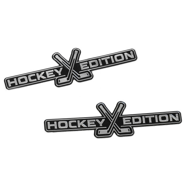 Original Skoda Schriftzug HOCKEY EDITION seitlich Plakette Emblem Kotflügel Logo