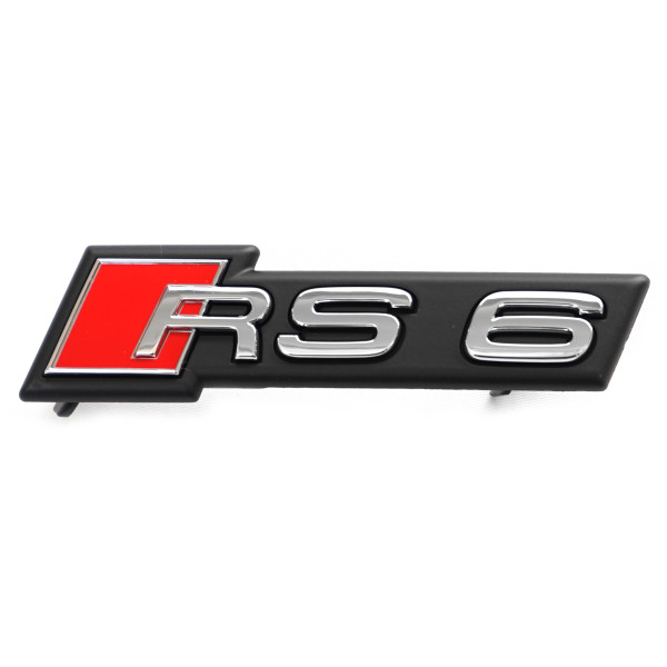 Original Audi RS6 (C8) Schriftzug Kühlergrill Emblem Logo Plakette chrom 4K0853736C2ZZ