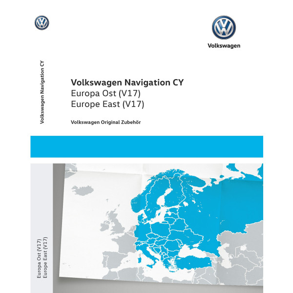 Original VW DVD-ROM Navigationssystem CY Europa Ost V17 RNS 510/810 Kartendaten 1T0051859AR
