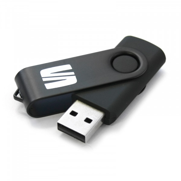 Original Seat USB Stick 16 GB Datenspeicher schwarz 6H2087620KAA