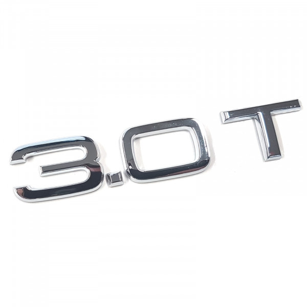 Original Audi Schriftzug 3.0T Buchstaben Logo Zeichen Aufkleber Emblem chrom 4F0853743P2ZZ
