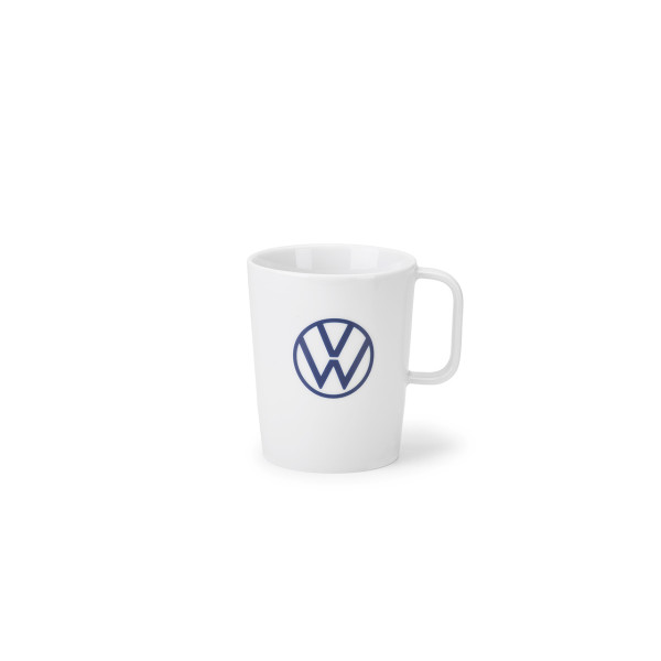 Tasse Original New Volkswagen Becher Kaffeetasse Logo Kaffeepot Porzellan weiß