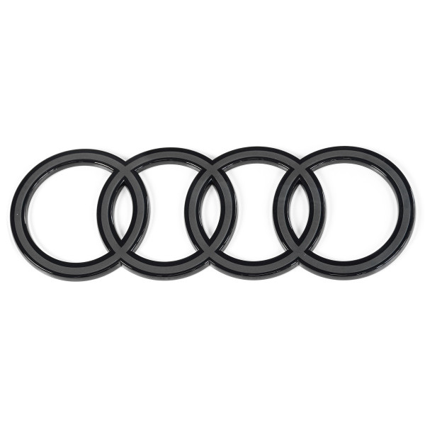 Original Audi Q7 (4M) Facelift Ringe Logo Black Edition Emblem Blackline schwarz/anthrazit