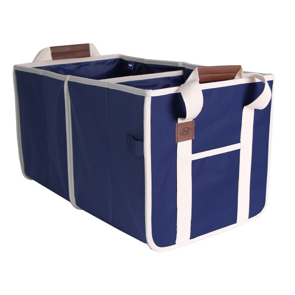 Original Hyundai Kofferraum Organizer Faltbox Tasche Box Ordnungsbox Faltschachtel blau