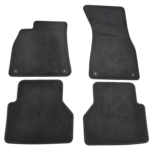 Original Audi A6 A7 (C8) Fußmatten Premium Velours Textilfußmatten 4x Stoffmatten 4K1863011ESKW