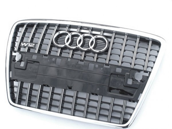 Kühlergrill Audi A8 W12 schwarz-glänzend Klavierlack