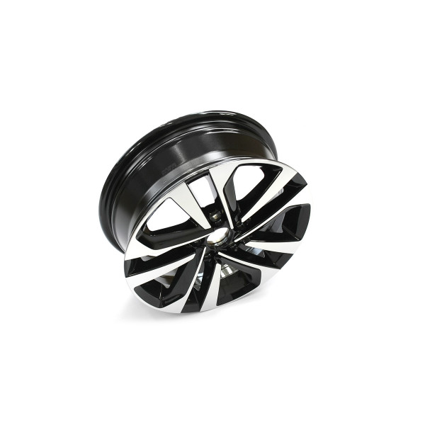 Original VW DUBLIN Aluminiumfelge 15 Zoll Tuning Sport Felge Leichtmetallfelge schwarz-alu
