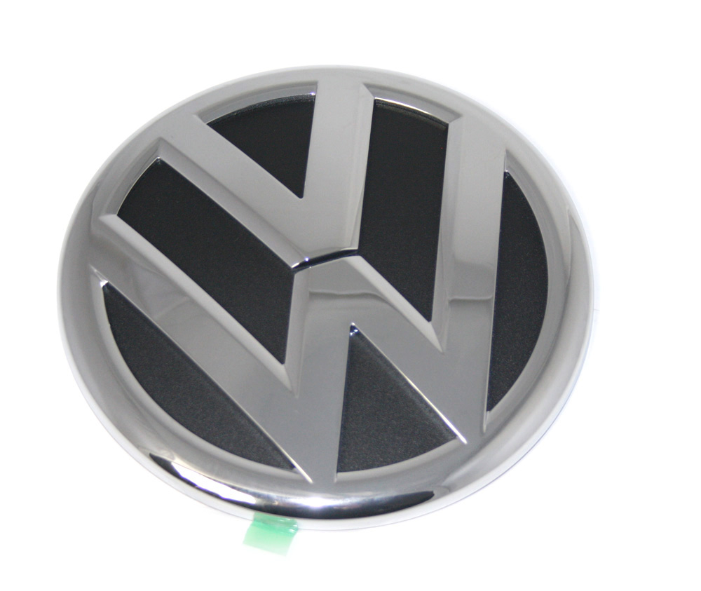 VW Zeichen Emblem für Heckklappe schwarz (Emblem)