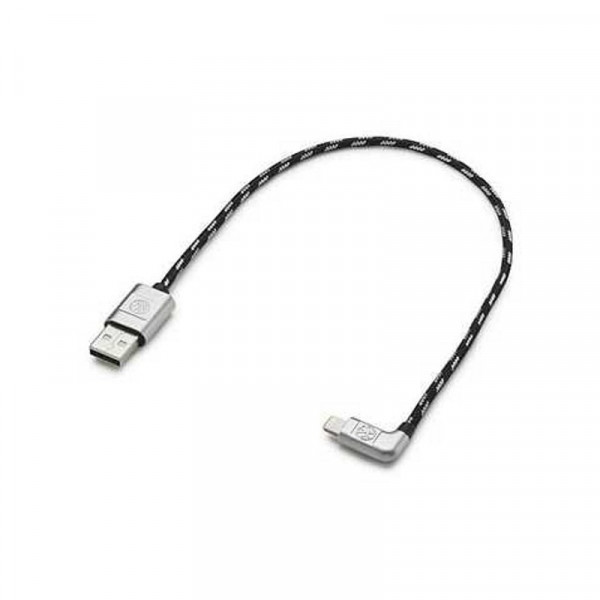 Original VW Anschlusskabel Ladekabel USB-A auf Apple Lightning Premium 30cm 000051446AR