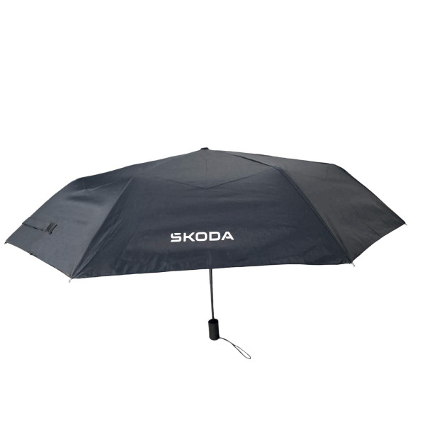 Original Skoda Taschenschirm Regenschirm Schirm schwarz 6U0087602B