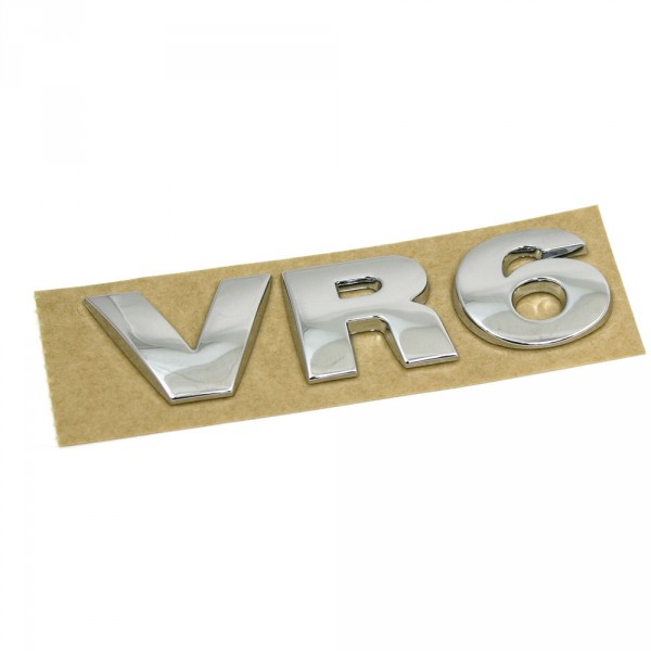 Original VW Golf 4 Bora (1J) VR6 Schriftzug hinten Heckklappe Emblem chrom