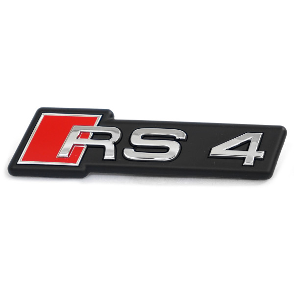 Original Audi RS4 (8W) Schriftzug Kühlergrill Emblem Logo Plakette chrom 8W0853736H2ZZ
