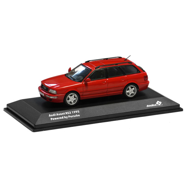 Audi Avant RS2 Modellauto 1:43 Miniatur Modell rot A5-5928