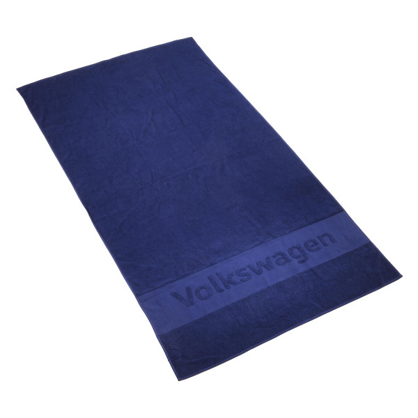 Original VW Badetuch Handtuch 180x100cm Badelaken blau Strandtuch 330084501287