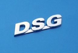 Original VW Schriftzug Aufkleber Plakette (DSG) Emblem Logo chrom