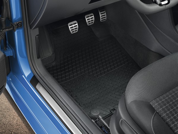 AUDI und VW Gummimatten vorn Original 4-teilig Zubehör | Original Fußmatten Ersatzteile - Gummi 6R/6C ahw-shop Polo hinten VW +