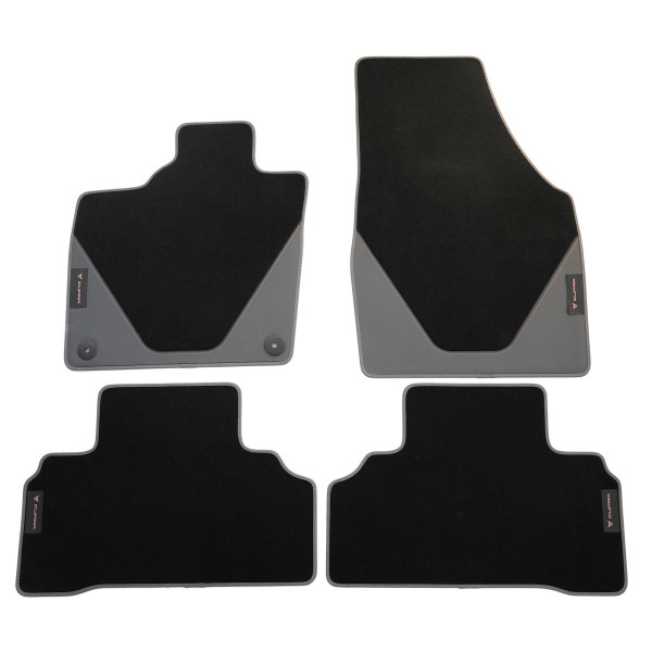 Original CUPRA Raval Premium Fußmatten Textilfußmatten schwarz grau 6FA863011ALOE