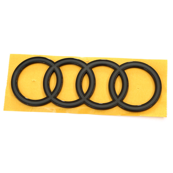 Original Audi Zeichen Heckklappe Ringe zweidimensional Emblem Logo grau 4K4853742C716