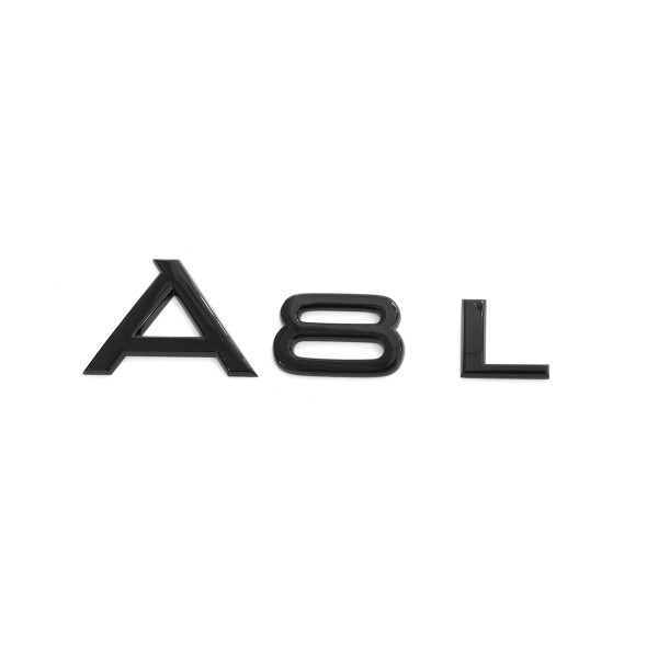Original Audi A8L Schriftzug schwarz Tuning Exclusive Black Edition Emblem 4N0071803A