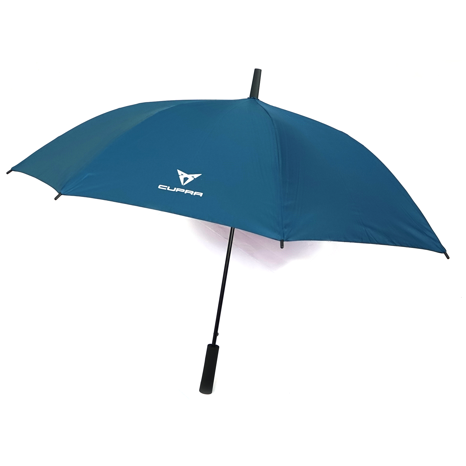 CUPRA Regenschirm Stockschirm Automatik Schirm Petrolblau/Kupfer