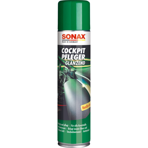 SONAX Cockpitpfleger glänzend Kunststoffreiniger Cockpitspray Vanille 03423000