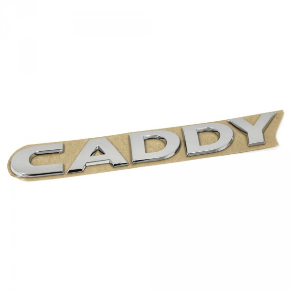 Original VW Caddy Schriftzug hinten Heckklappe Emblem Zeichen Logo chrom