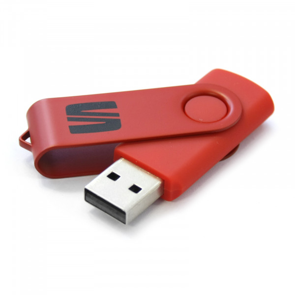 Original Seat USB Stick 16 GB Datenspeicher rot 6H2087620KAD