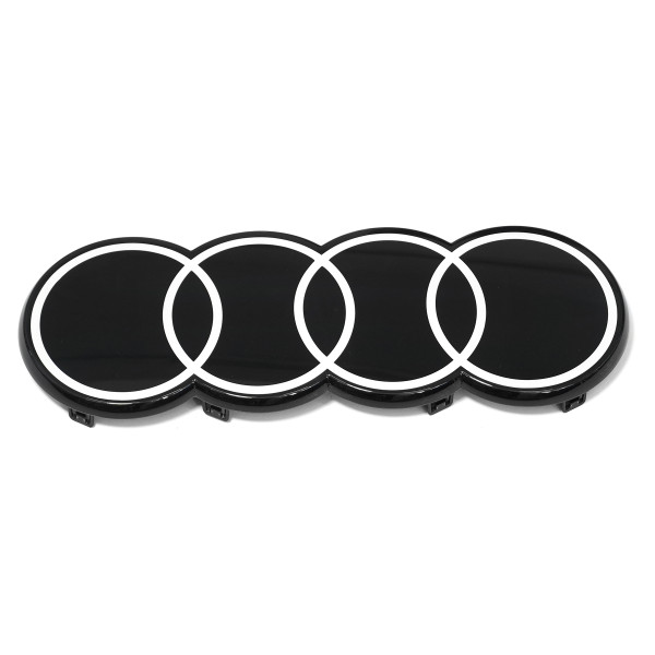 Original Audi Zeichen Kühlergrill Ringe Emblem Logo zweidimensional 4KE853605A90A